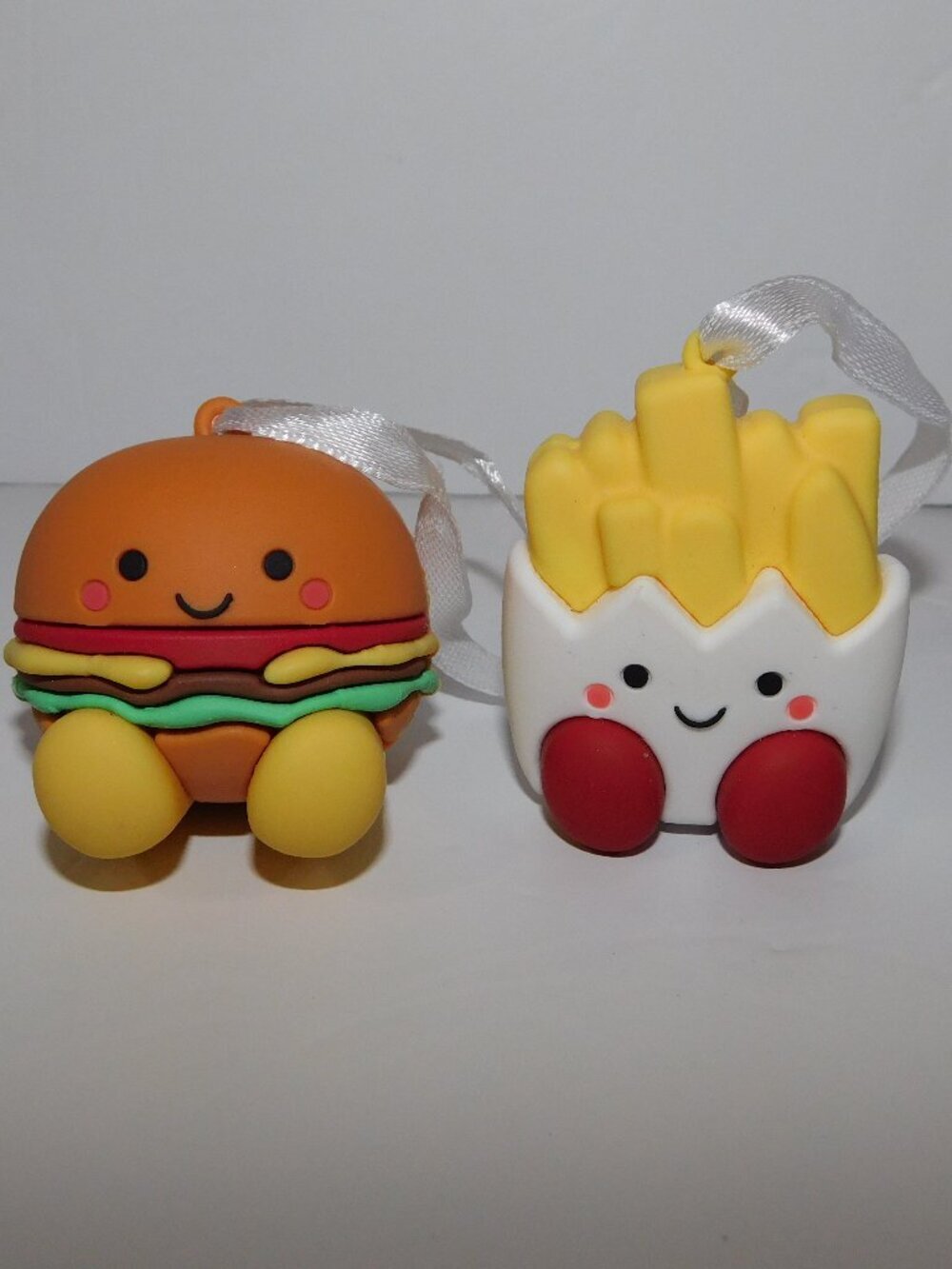 Hallmark Better Together Burger & Fries Christmas Tree Ornament Set Hamburger